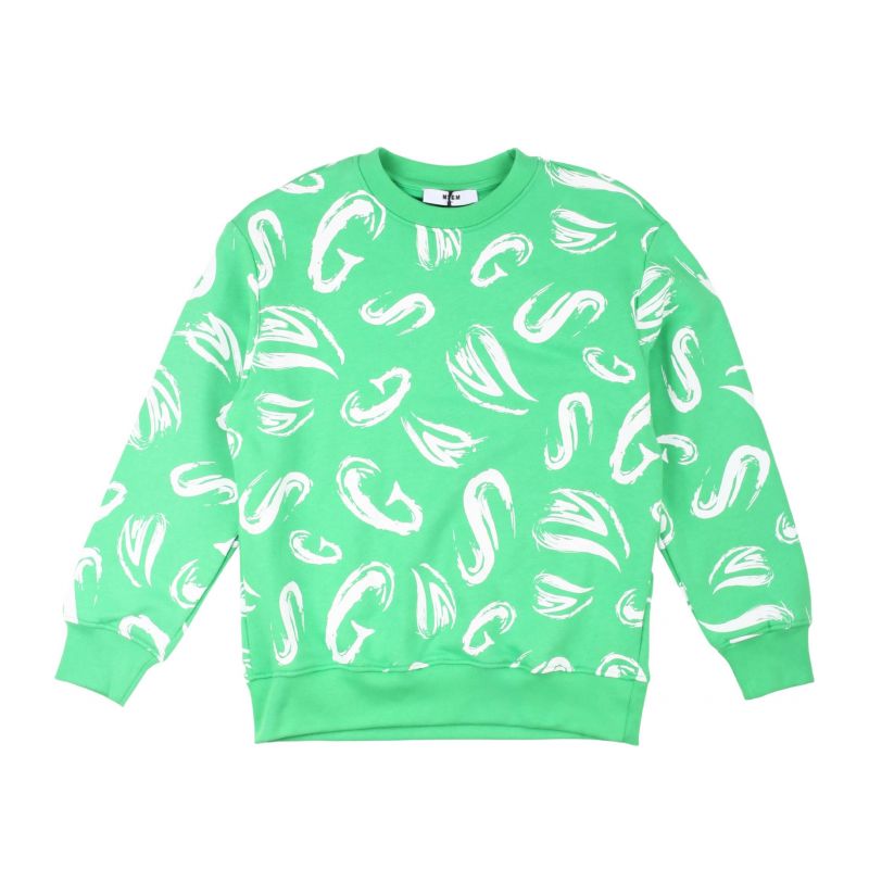 Детски суичър момче MSGM S4MSJBSW249-080-VERDE