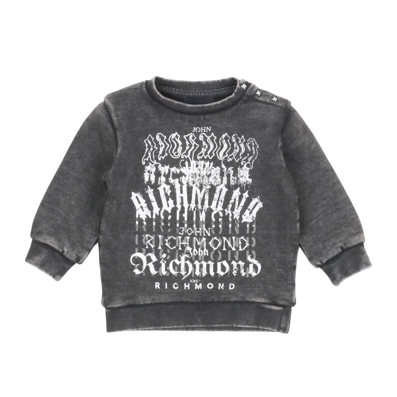 Детски суичър момче JOHN RICHMOND RIA23064FE-GREY-DARK