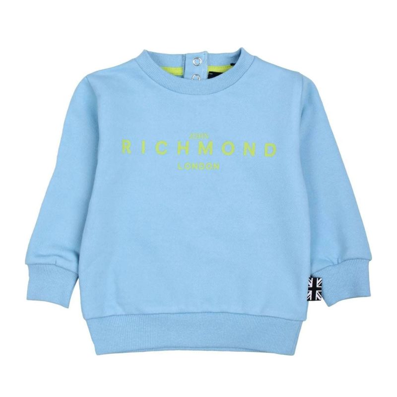 Детски суичър момче JOHN RICHMOND RIP24008FE-SKY-LIME