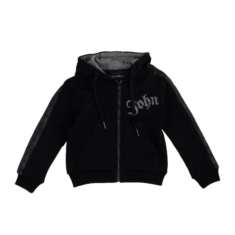 Детски суичър момче JOHN RICHMOND RBA22115FE-BLACK-P-W