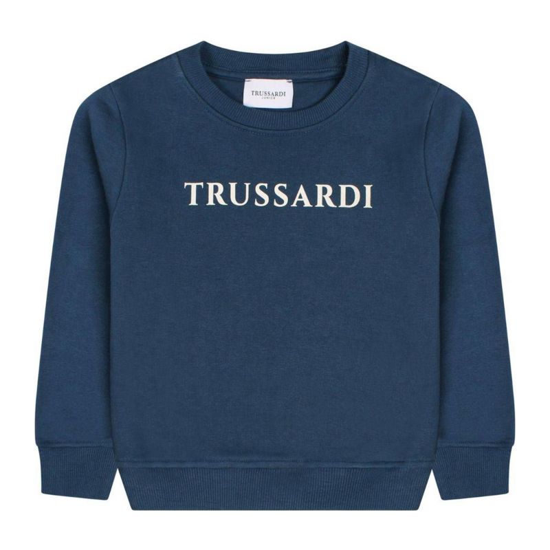 Детски суичър момче TRUSSARDI TIA24086FE-BLUE-N-O-W