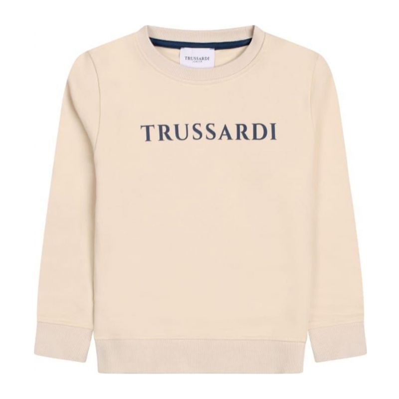 Детски суичър момче TRUSSARDI TIA24086FE-BEIGE-L-BL