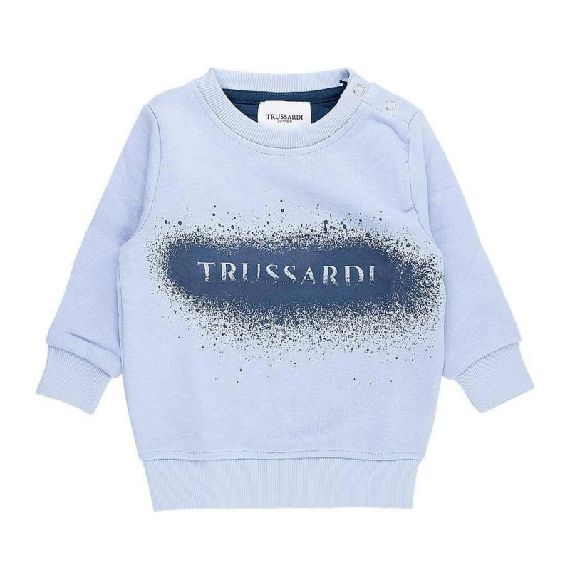 Детски суичър момче TRUSSARDI TIA24080FE-BLUE-L-B-N