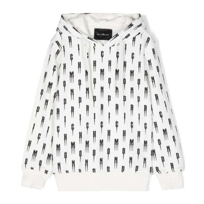 Детски суичър момче JOHN RICHMOND RBA24162FE-OFF-WHITE