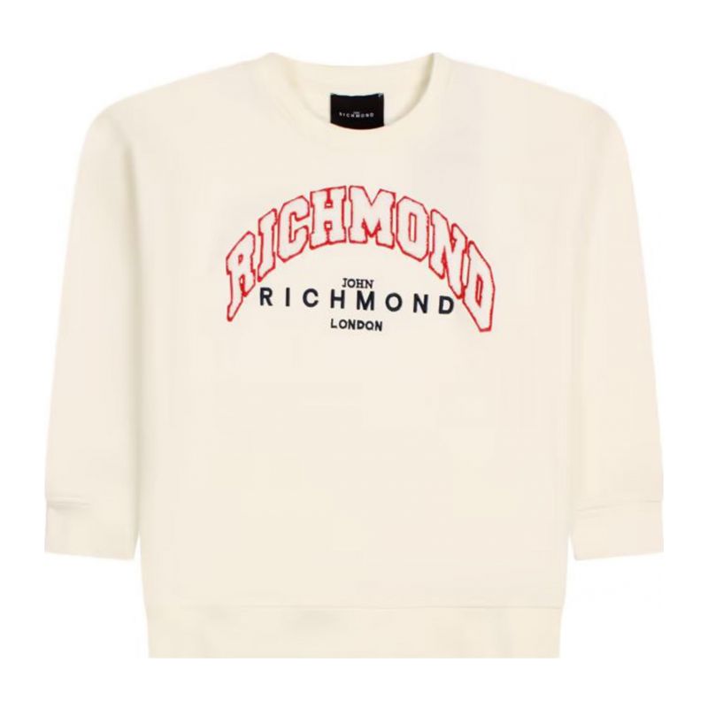 Детски суичър момче JOHN RICHMOND RBA24143FE-OFF-WHITE