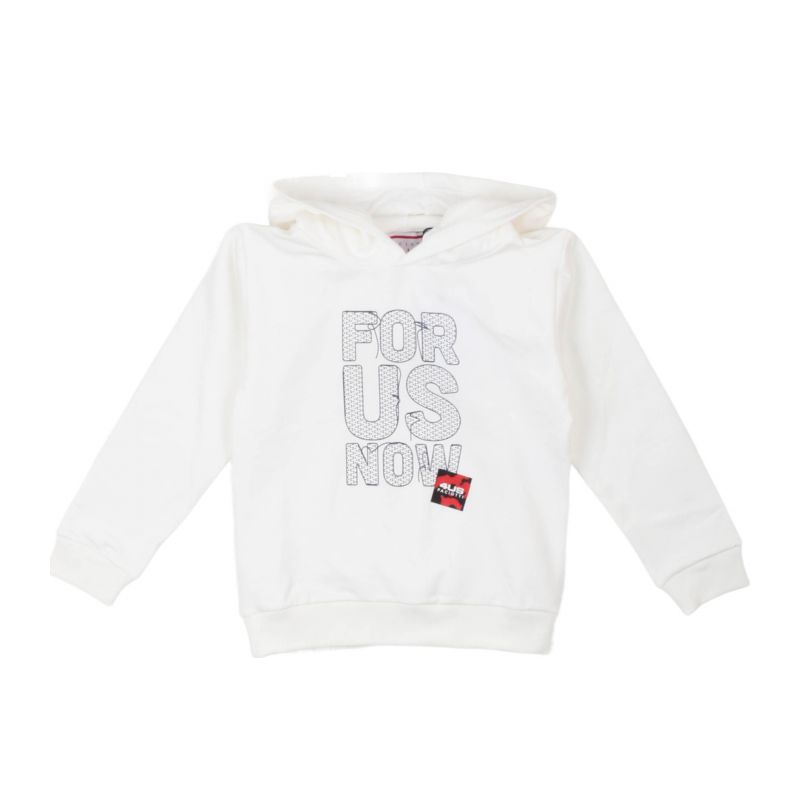 Детски суичър момче PACIOTTI MFP2344B-OFF-WHITE