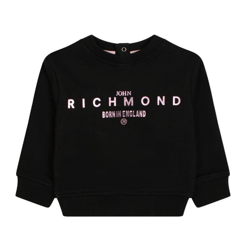 Детски суичър момче JOHN RICHMOND RIA24010FE-BLACK-P-L