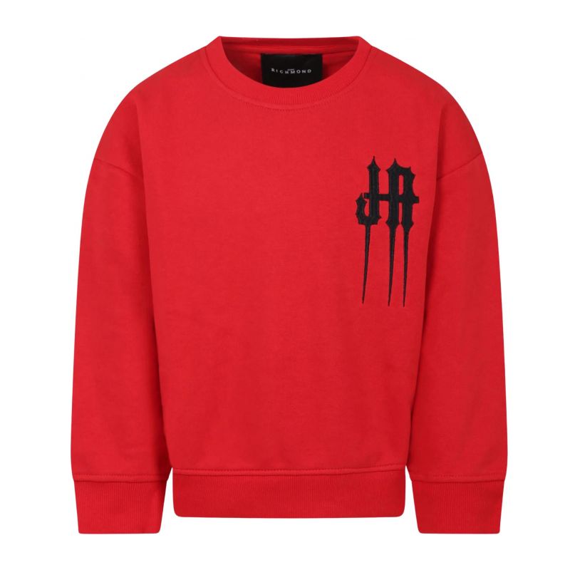Детски суичър момче JOHN RICHMOND RBA24030FE-RED-BLACK
