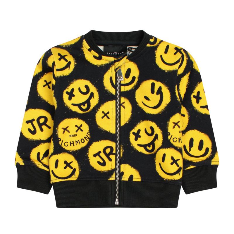 Детски суичър момче JOHN RICHMOND RIA24047FE-S-BLK-YELL