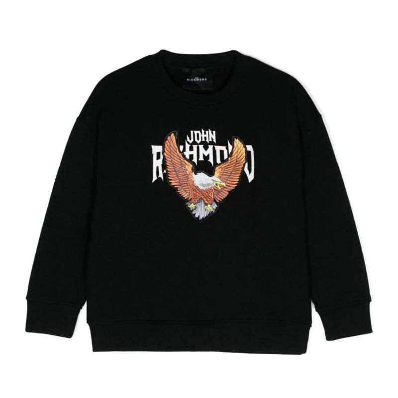 Детски суичър момче JOHN RICHMOND RBA24140FE-BLACK