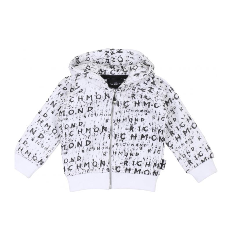 Детски суичър момче JOHN RICHMOND RIP24089FE-GR-WHT-BLK
