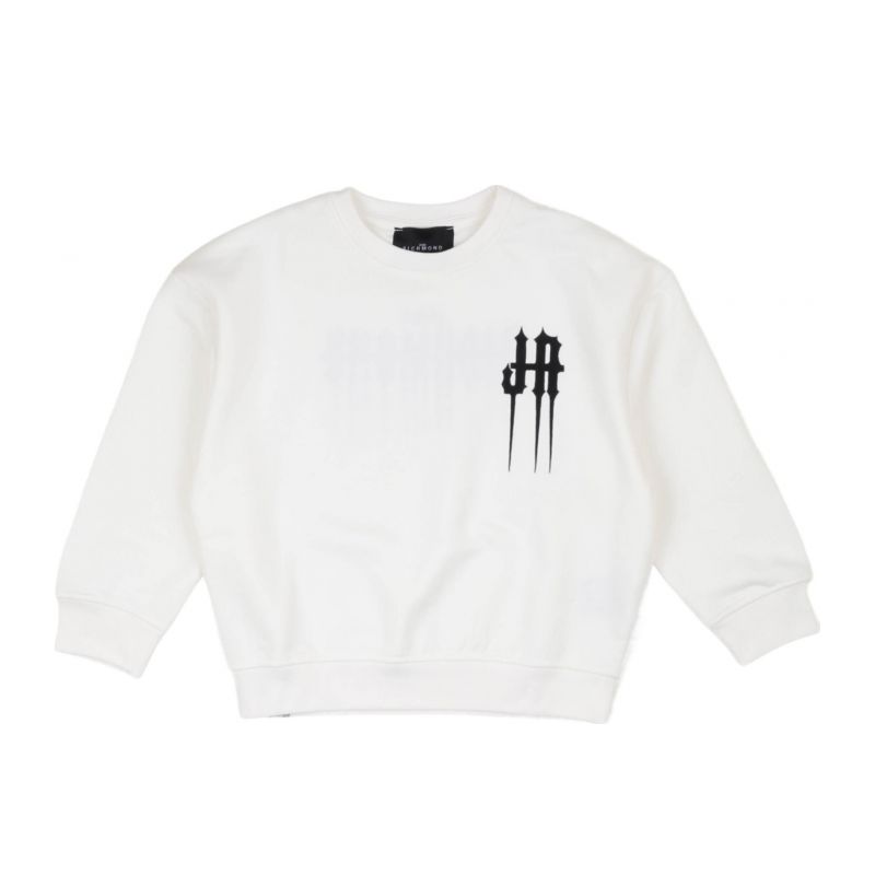 Детски суичър момче JOHN RICHMOND RBA24030FE-O-WHT-BLK