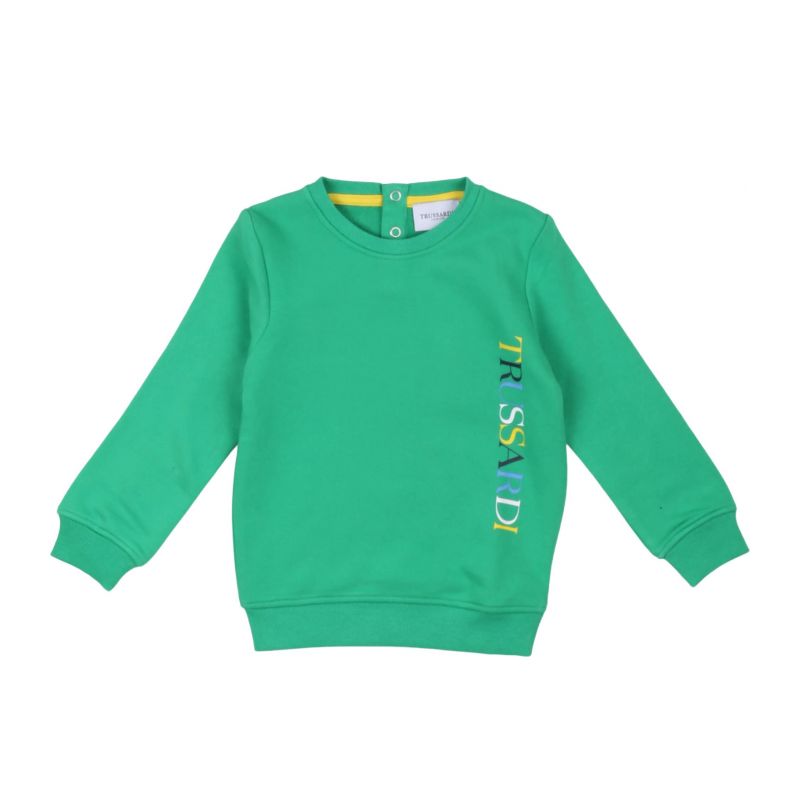 Детски суичър момче TRUSSARDI TIP24057FE-GREEN