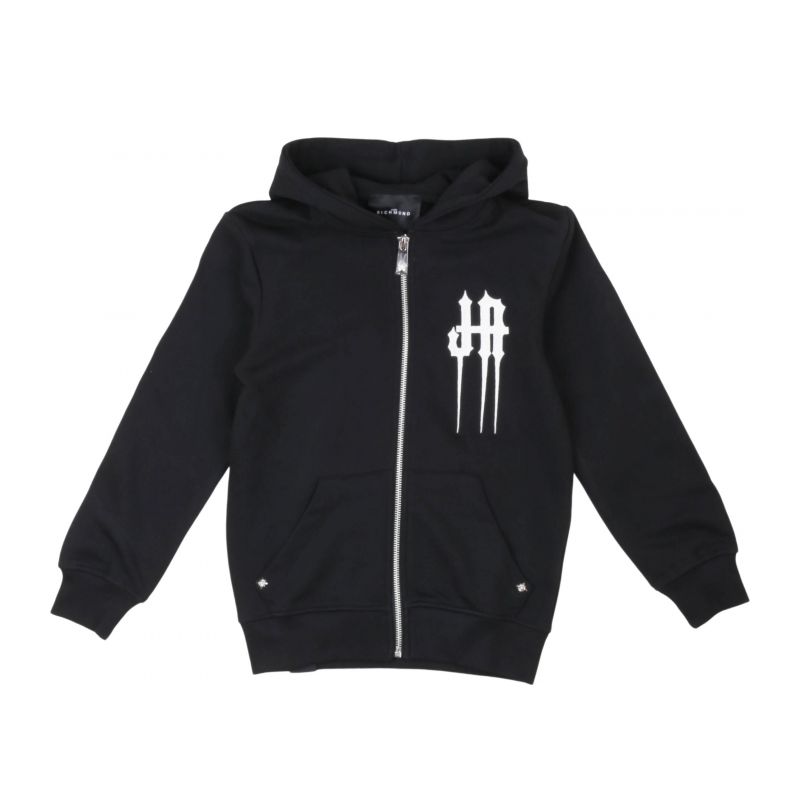 Детски суичър момче JOHN RICHMOND RBA24020FE-BLACK-O-WH