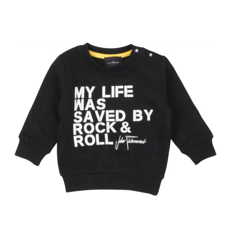 Детски суичър момче JOHN RICHMOND RIA24061FE-BLACK