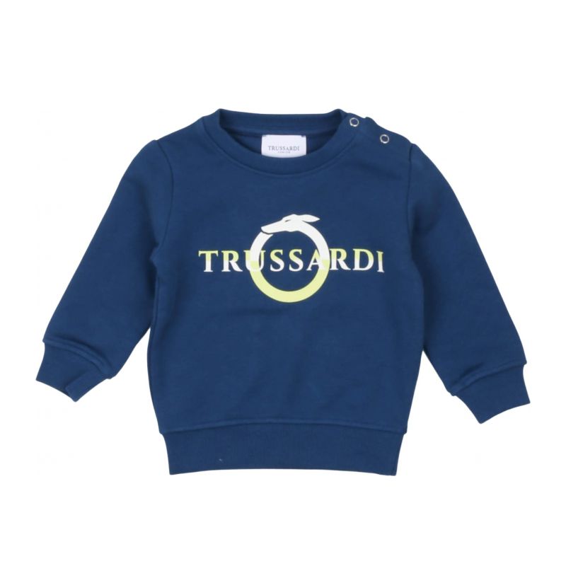 Детски суичър момче TRUSSARDI TIA24048FE-BLUE-NIGHT