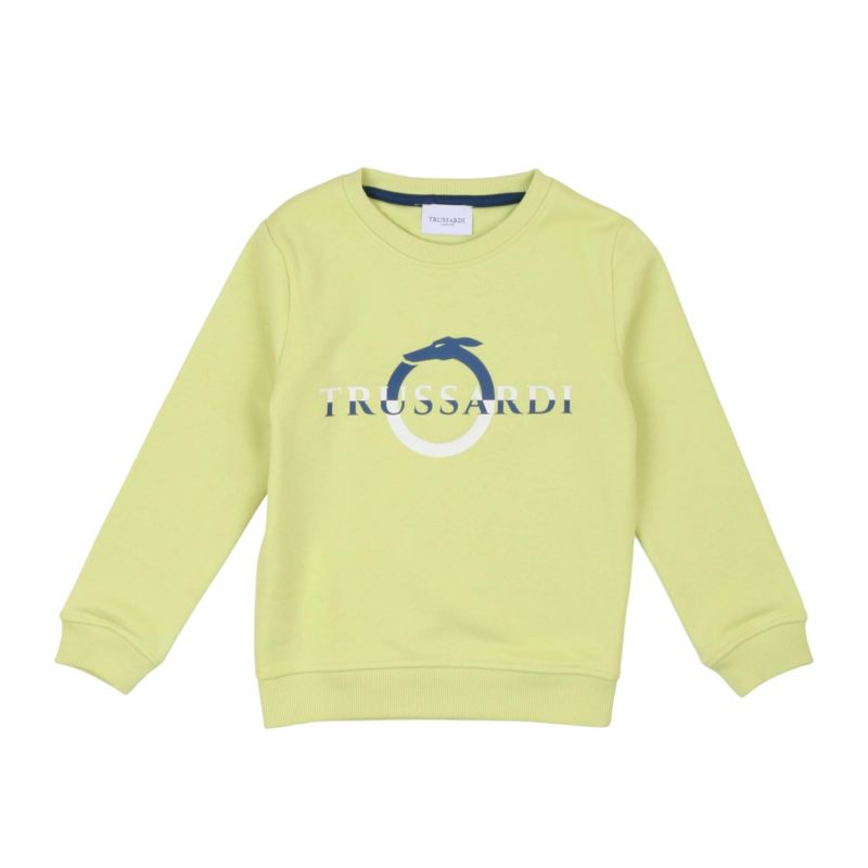 Детски суичър момче TRUSSARDI TIA24048FE-LIME