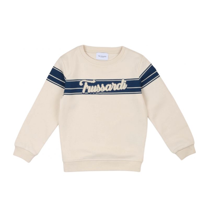 Детски суичър момче TRUSSARDI TIA24113FE-BEIGE-L-BL
