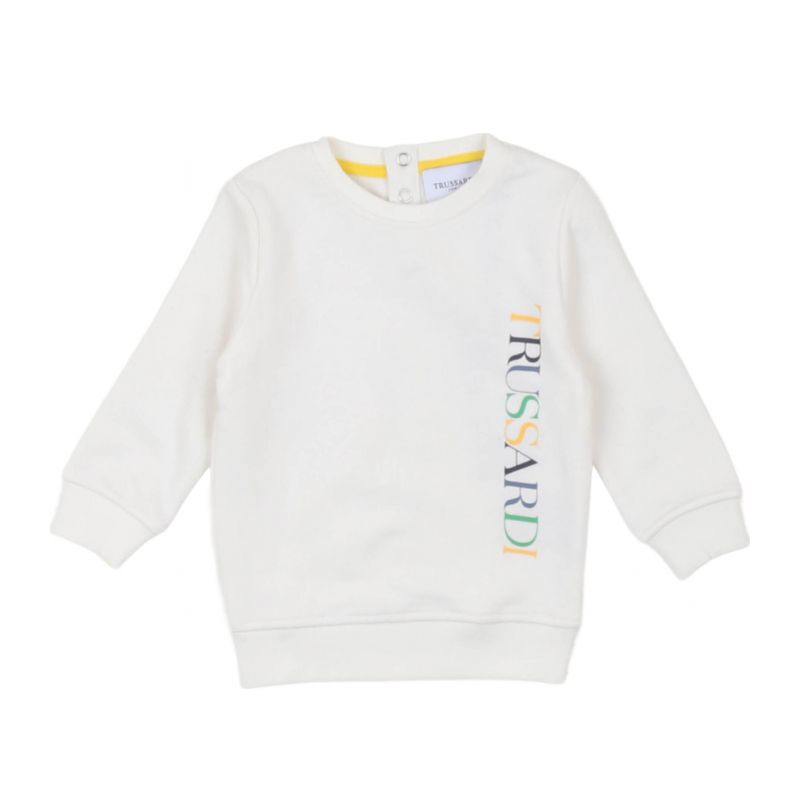 Детски суичър момче TRUSSARDI TIP24057FE-WHITE-SUG