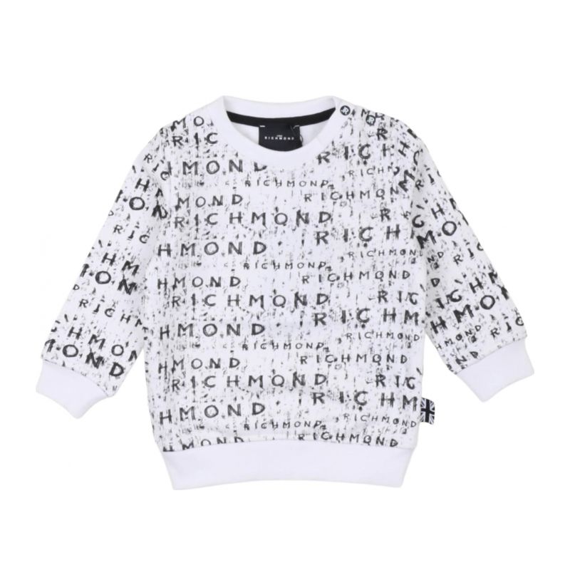 Детски суичър момче JOHN RICHMOND RIP24092FE-GR-WHT-BLK
