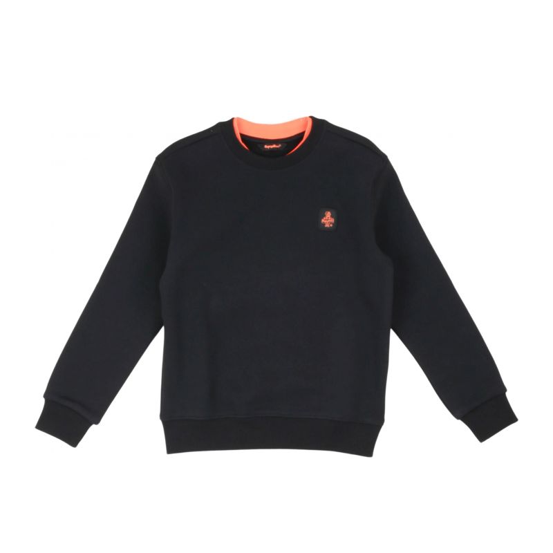 Детски суичър момче REFRIGIWEAR RW743-NERO-ARANCIO-FLUO