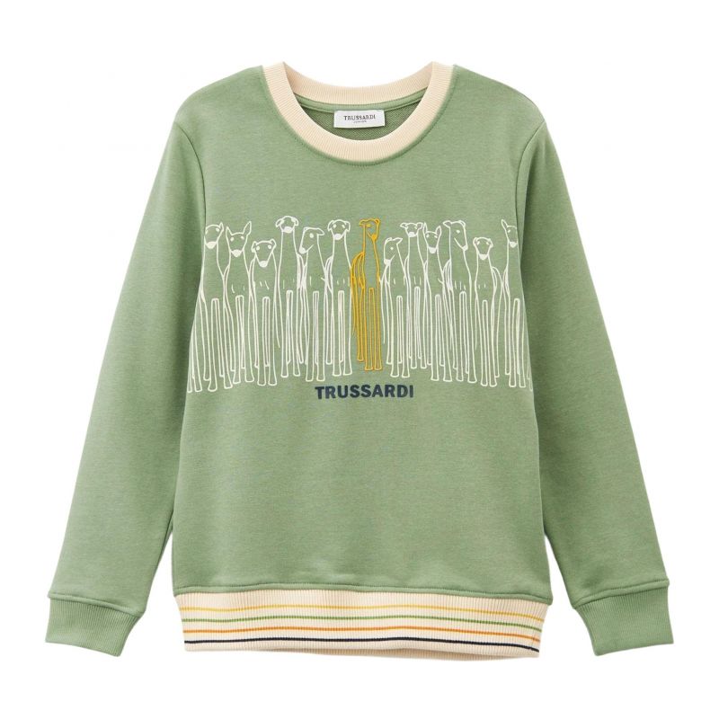 Детски суичър момче TRUSSARDI TBP25137FE-LAUREL