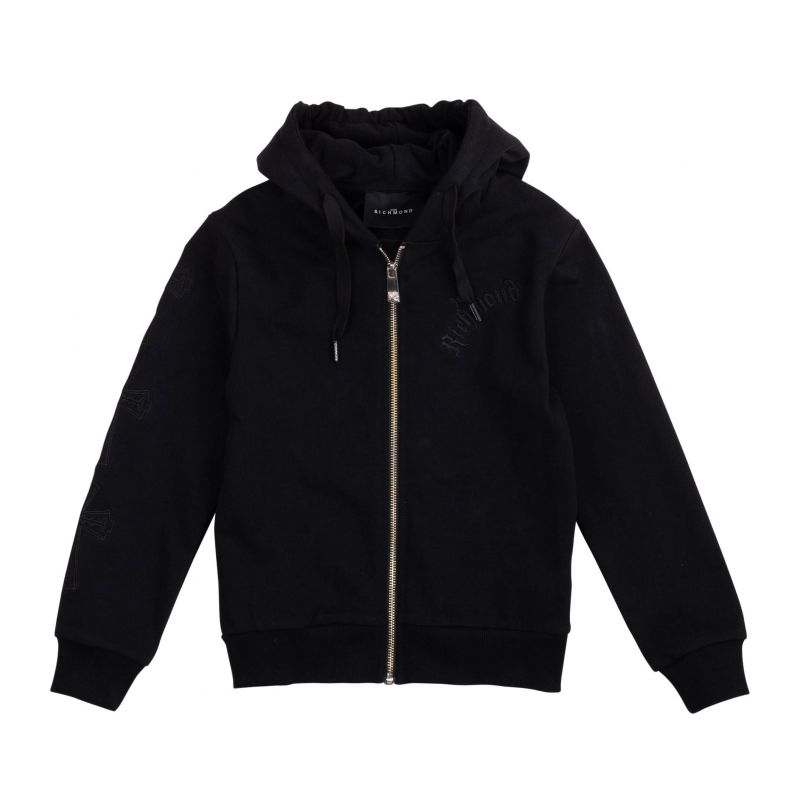 Детски суичър момче JOHN RICHMOND RBP22113FE-BLACK-WHT