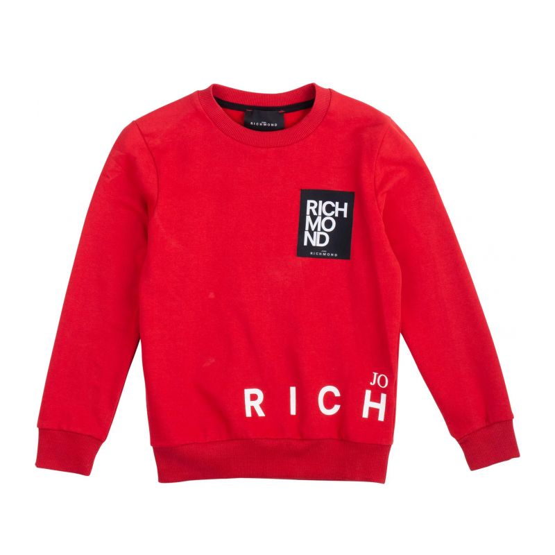 Детски суичър момче JOHN RICHMOND RBP22073FE-RED-WHITE