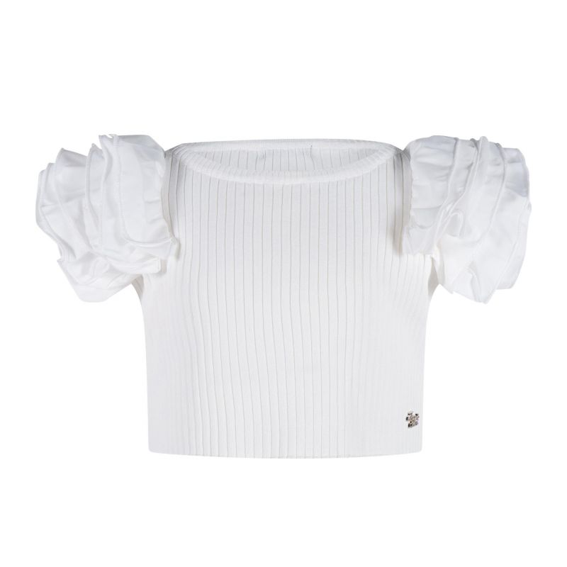 Детски топ момиче FUN&FUN FCJTP01116-OFF-WHITE