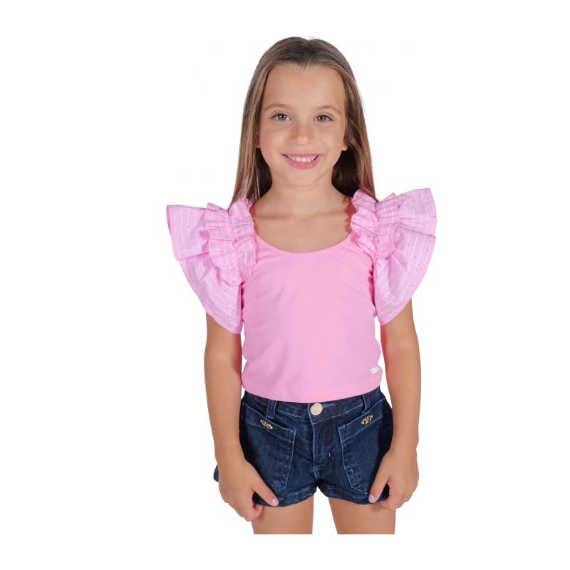 Детски топ момиче FUN&FUN FBTP01353-MULTICOLOR