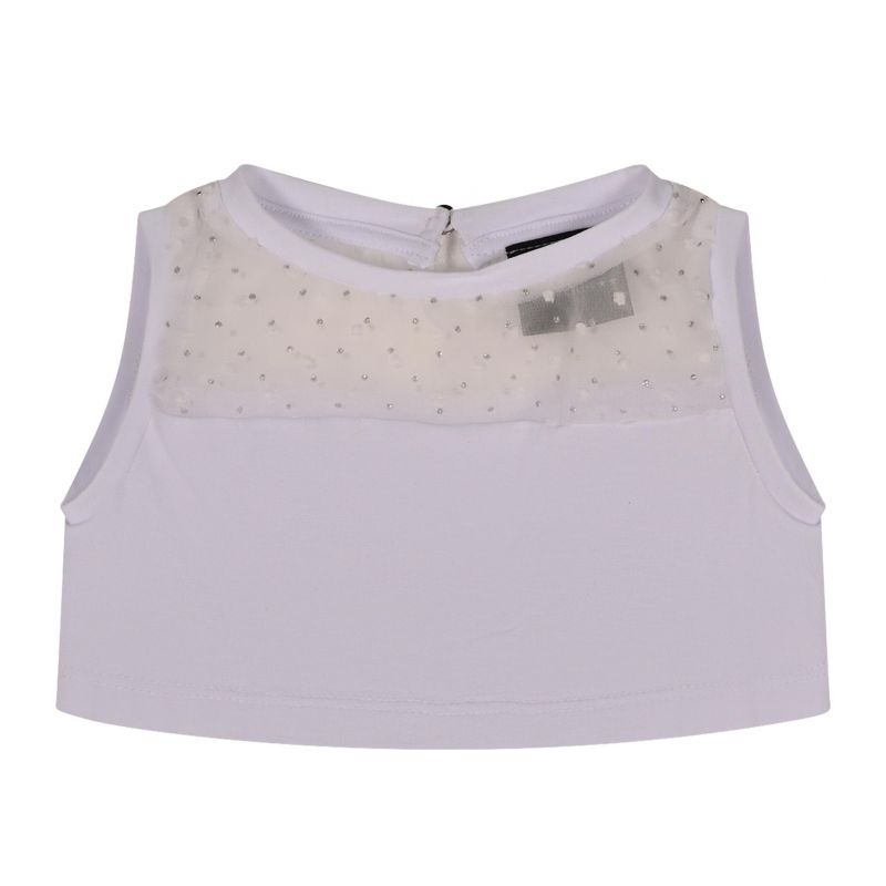 Детски топ момиче MARC ELLIS JMNTP01430-WHITE