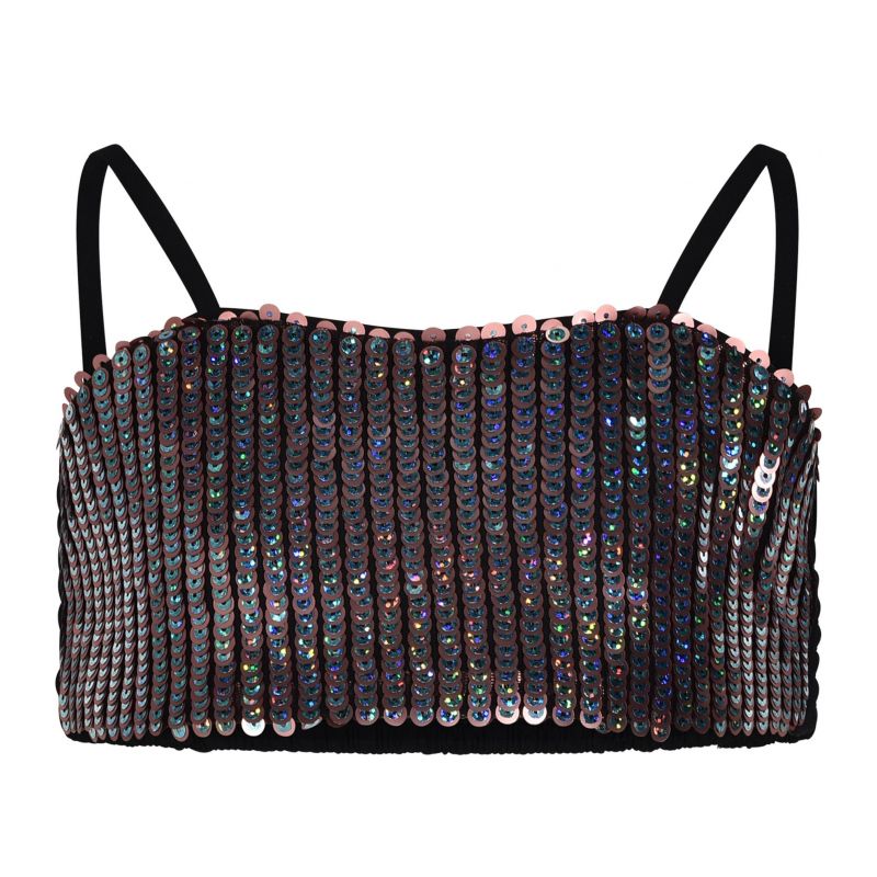 Детски топ момиче MARC ELLIS JMJTP01174-BLACK-MULTICOLOR