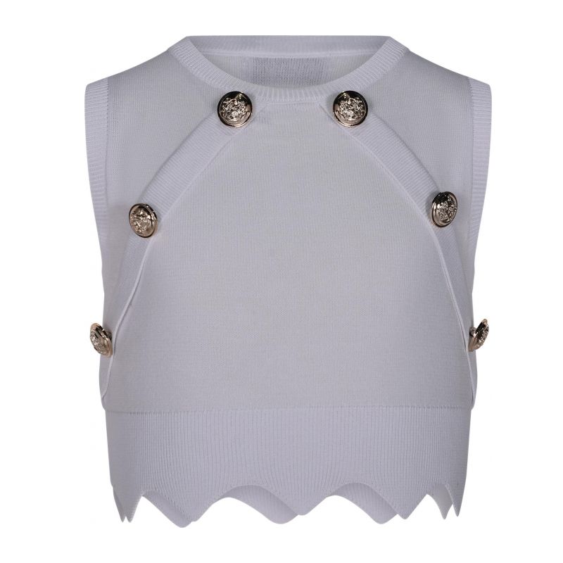 Детски топ момиче HATE LOVE HLJTP01559-OFF-WHITE