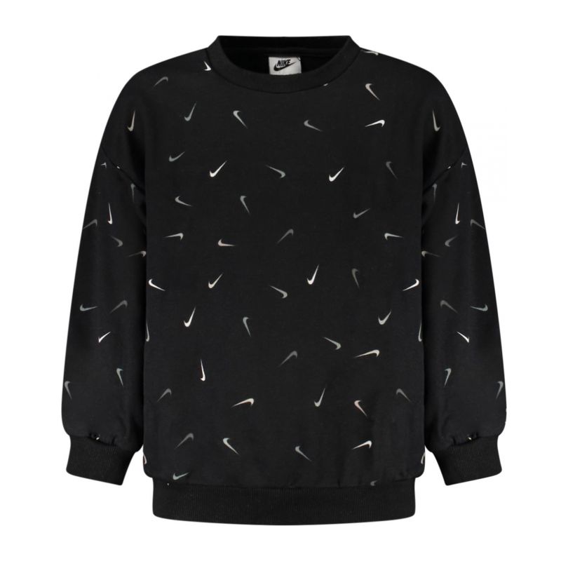 Детски черен суитшърт с цип  NIKE 36K599_NEBLACK