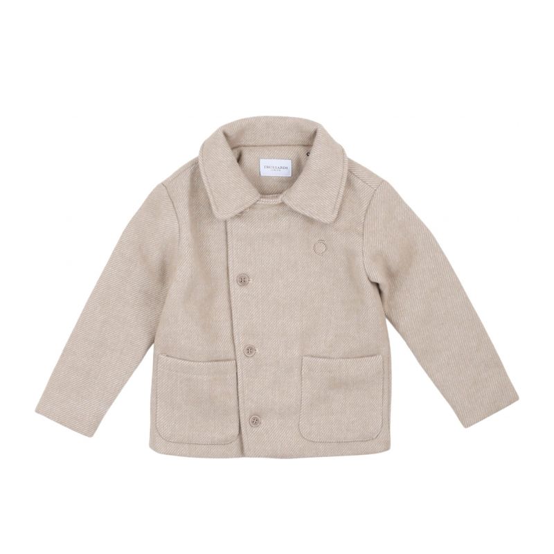 Детско яке TRUSSARDI TIA23041CP-POMICE