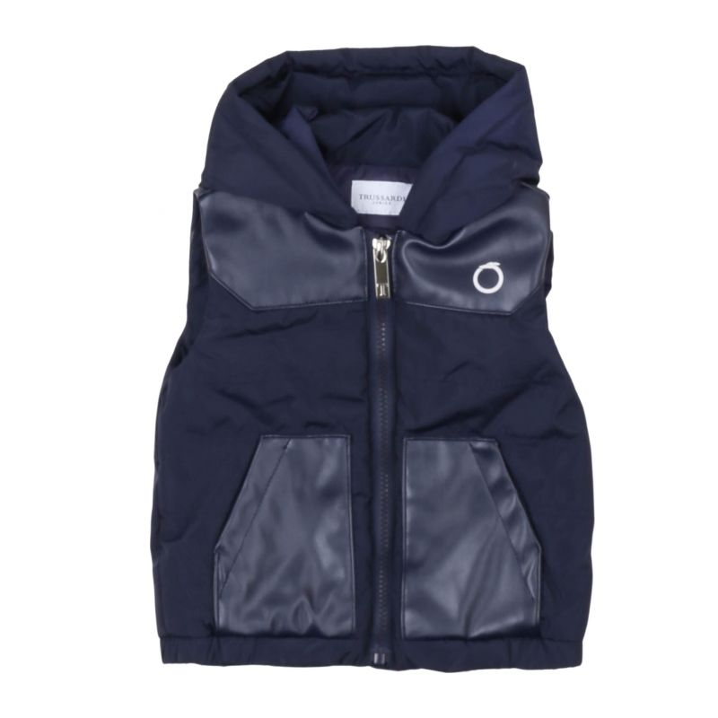 Детско яке момче TRUSSARDI TIP24139PI-BLUE-NAVY