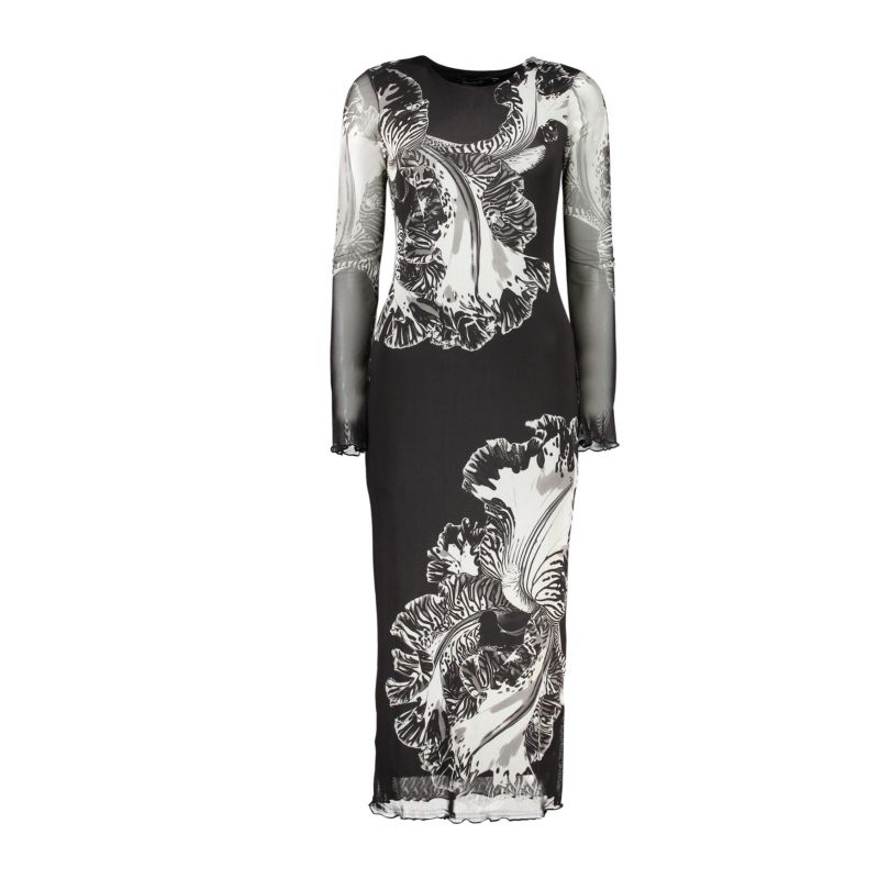 Дълга черна рокля за жени  DESIGUAL 26SWVK53_NE2000