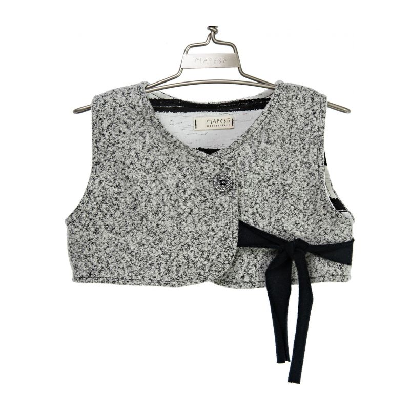 Жилетка за момиче MAPERO M22289-NERO-GRAFFITI