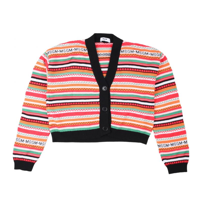 Жилетка за момиче MSGM S4MSJGCA163-044-FUCSIA