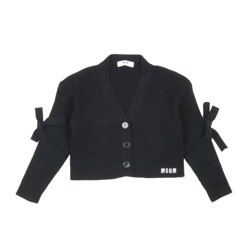 Жилетка за момиче MSGM S4MSJGCA126-110-NERO-BLACK