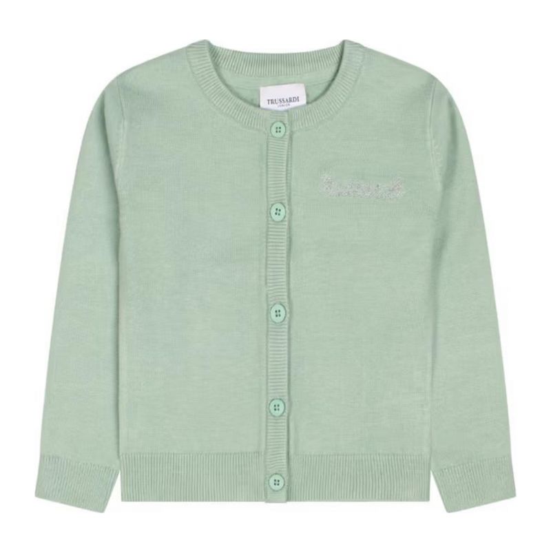 Жилетка за момиче TRUSSARDI TIA24136CD-ACQUA