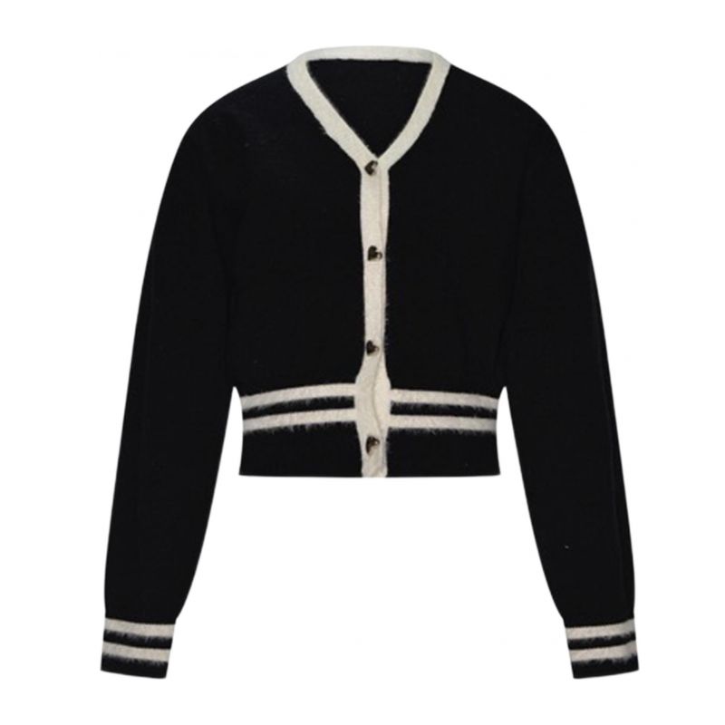 Жилетка за момиче ODI ET AMO OJSW00346-BLACK-WHITE