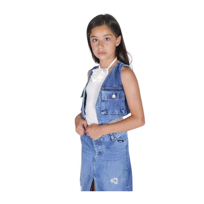 Жилетка за момиче FUN&FUN FJWA01575-BLU-DENIM