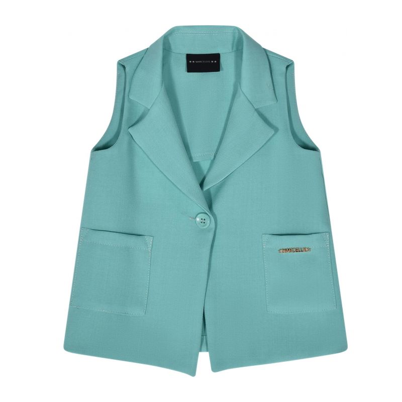 Жилетка за момиче MARC ELLIS JMNWA01436-ACQUA-GREEN