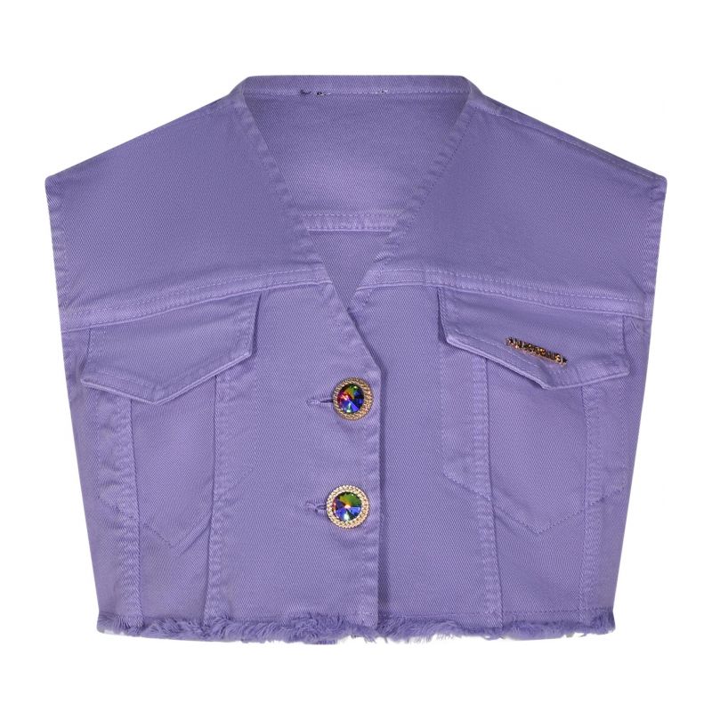 Жилетка за момиче MARC ELLIS JMJWA01260-GLICINE