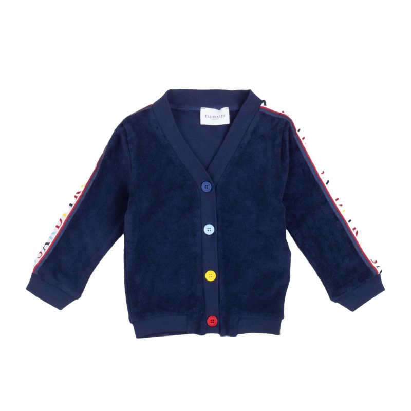 Жилетка за момче TRUSSARDI TIP23120FE-BLUE