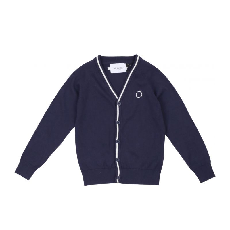 Жилетка за момче TRUSSARDI TBP24055CD-BLUE-N-W-S