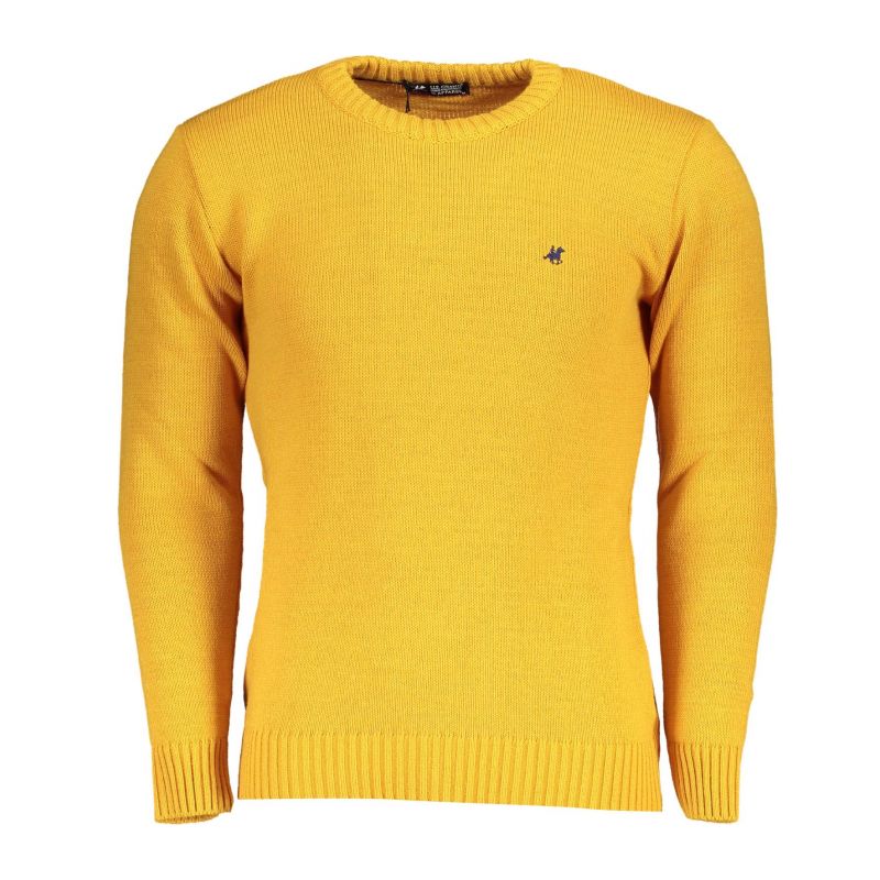 Жълт мъжки пуловер us grand U.S. GRAND USTR950_GISENAPE