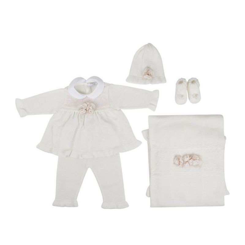 Комплект детски дрехи момиче PRIMODI BEBE 5287-LATTE-ROSA