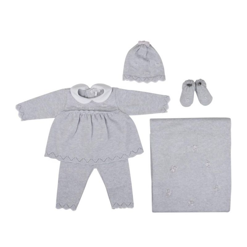 Комплект детски дрехи момиче PRIMODI BEBE 503-GRIGIO-ROSA